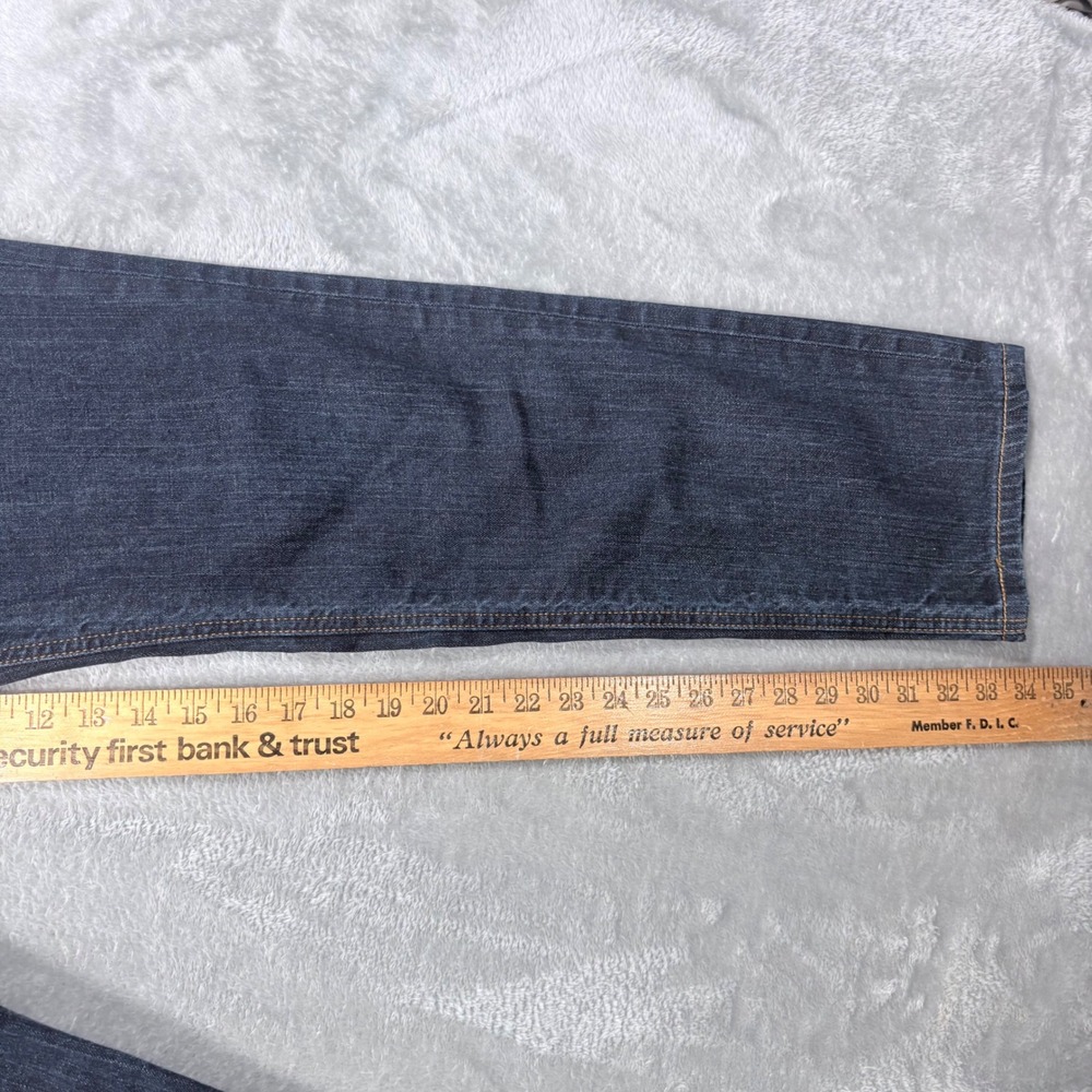 Levi's 541 Athletic Taper Jeans Mens 34x34 Dark Wash Indigo Stretch Denim - Picture 16 of 16